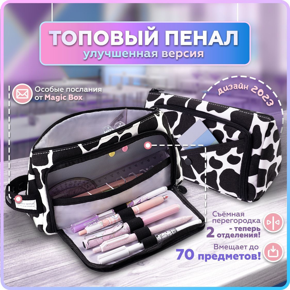 Пенал школьный для девочек и мальчиков - купить с доставкой по выгодным ценам в интернет-магазине OZON (1087603161)