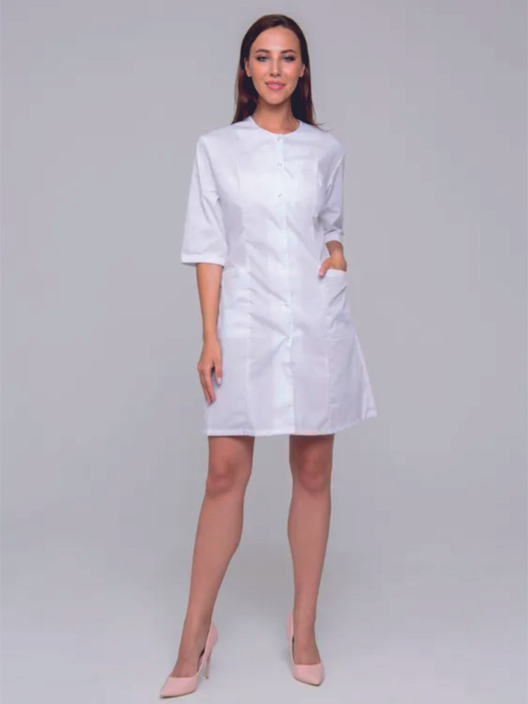 Халат медицинский женский / Медицинский халат / Медицинская форма ...