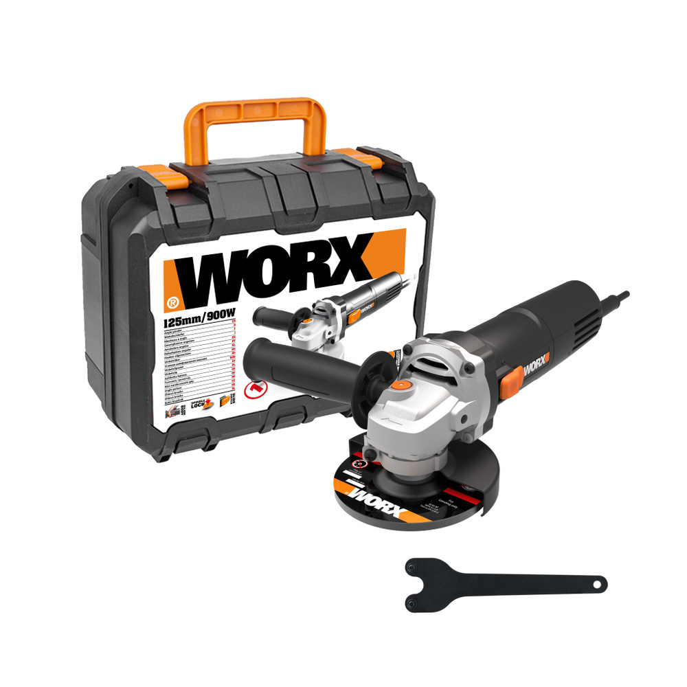 Угловая шлифовальная машина WORX WX718, 900Вт, 125мм