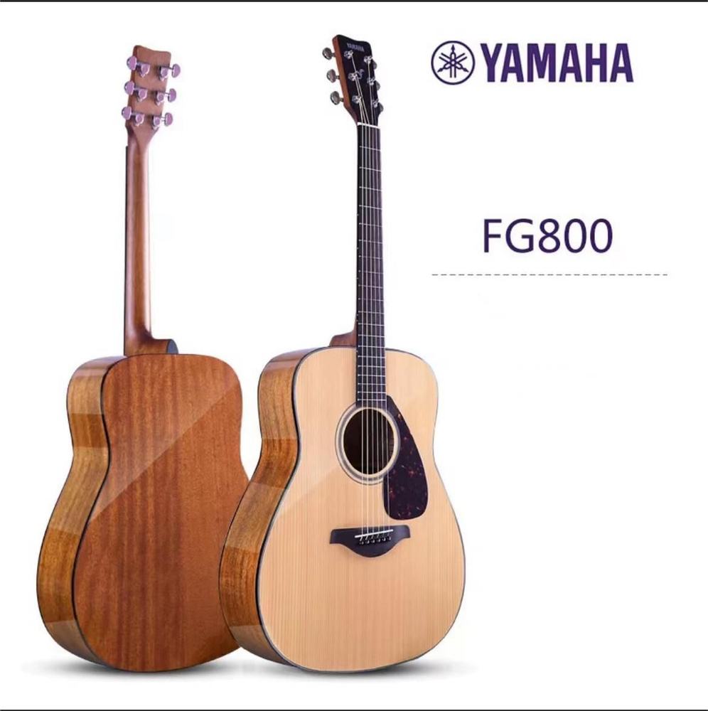 Yamaha Акустическая гитара YAMAHA-F_FG800 6-струнная 4/4 купить на OZON ...