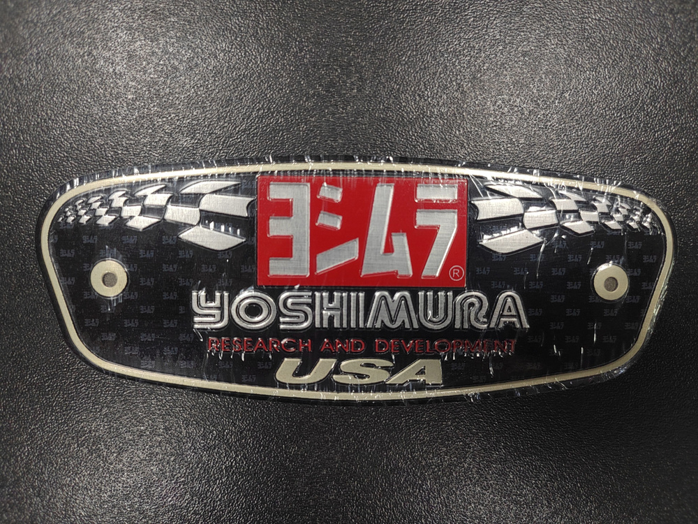 Шильдик YOSHIMURA на выхлопную трубу мотоцикла, алюминиевая ...
