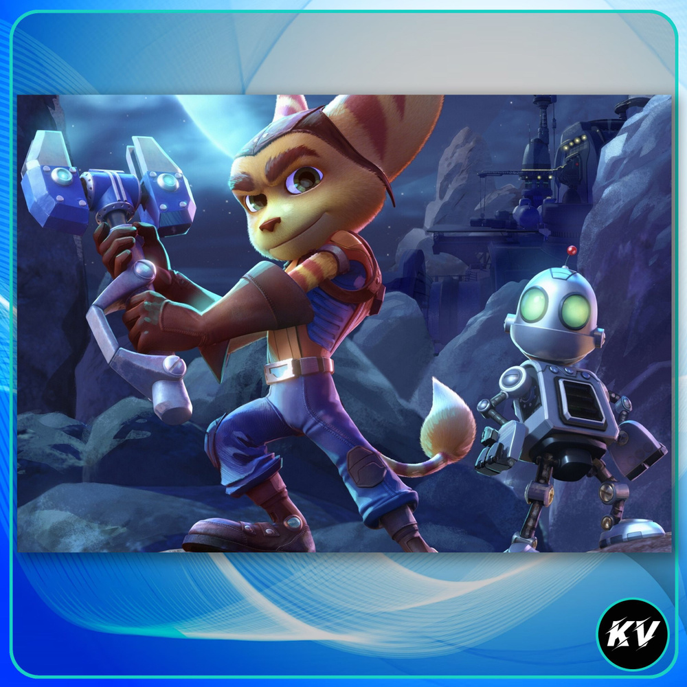 Картина на холсте Ratchet & Clank Рэтчет и Кланк Игра 2-8 20х30 см - купить  по низкой цене в интернет-магазине OZON (1176827764)