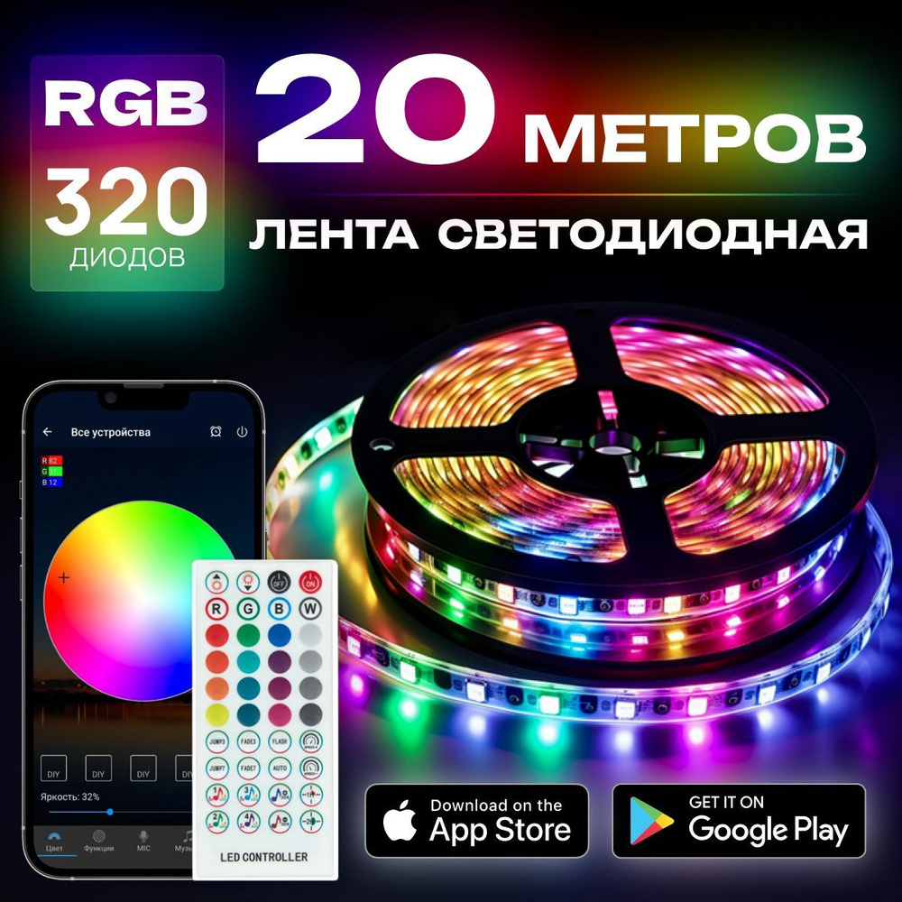 Светодиодная лента PureHome, 220В, IP20, 16 LED/m /LedStrip - купить по  выгодной цене в интернет-магазине OZON (1142438684)