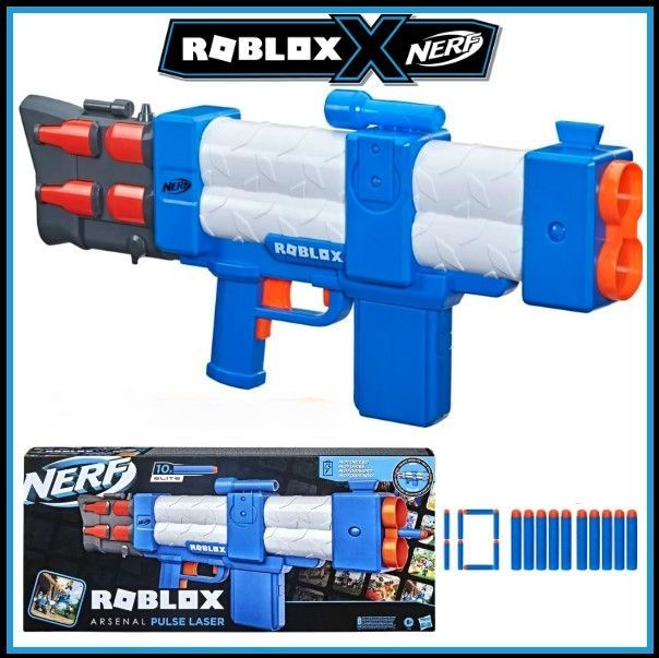 Бластер Nerf Roblox Arsenal Pulse Laser купить с доставкой по