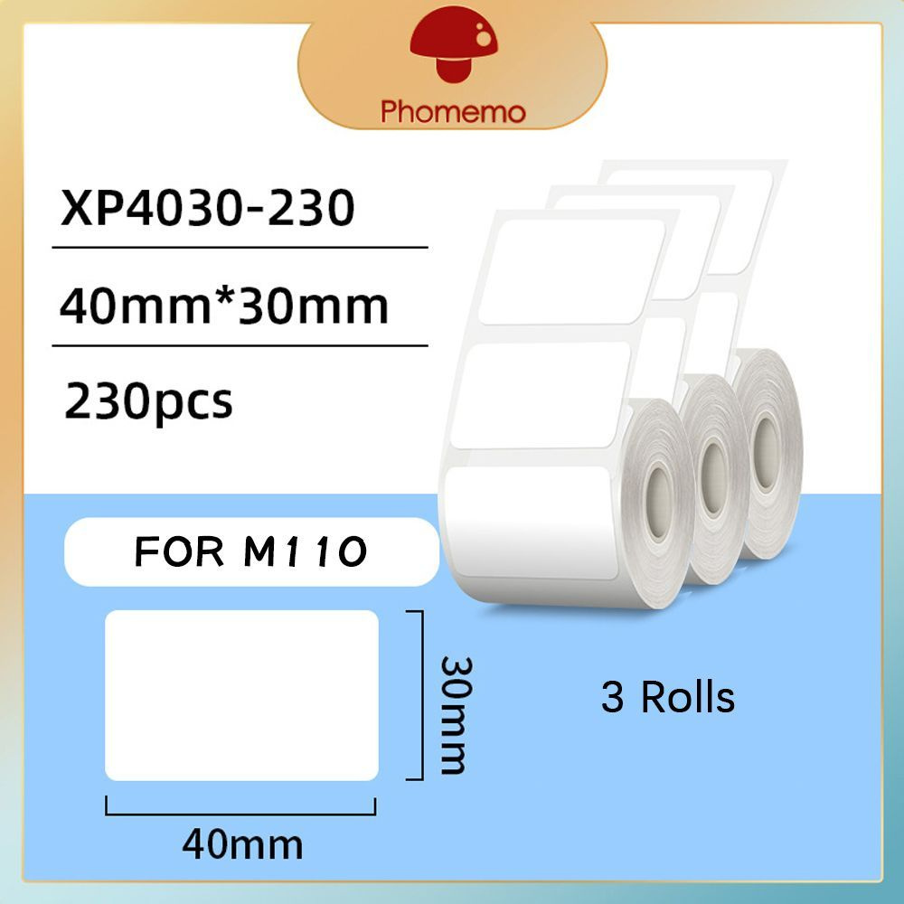 Phomemo Этикетка для печати 3 x 4 см #1