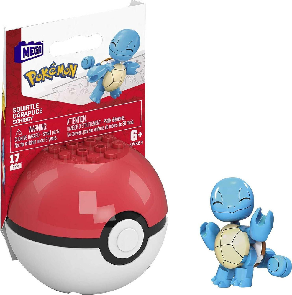 Mega Construx Pokemon Squirtle,Строительные наборы, детские строительные  игрушки - купить с доставкой по выгодным ценам в интернет-магазине OZON  (1388639643)