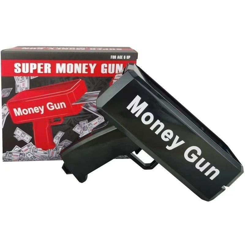 Денежный пистолет (бабломет, деньгомет) Money Gun черный #1