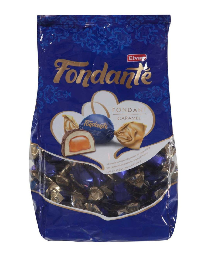 Шоколадные конфеты Fondante с молочной помадкой и карамелью 1 кг ...