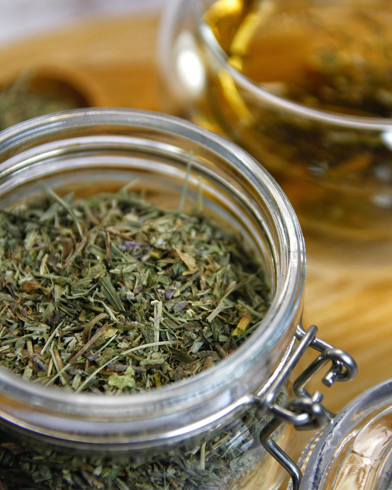 Чайный напиток Чабрец 50 гр - трава сухая, измельченная, травяной листовой чай, россыпь  #1