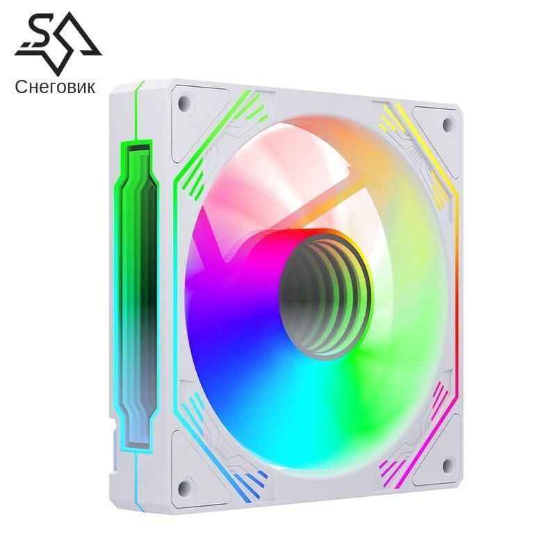 Корпусный вентилятор SNOWMAN CK120 ARGB Fan 4PIN PWM 120MM Кулер для ПК ...