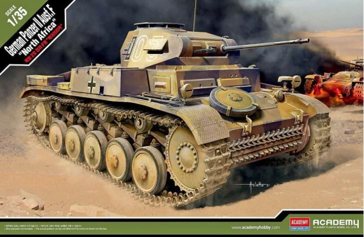 Сборная модель "Техника и вооружение Panzer II Ausf. F North Africa" (1:35), артикул 13535  #1