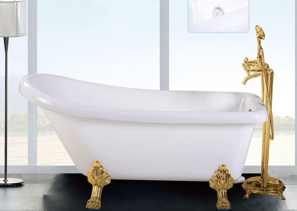 Ванна VITO 150 акрловая отдельностоящая Cerutti SPA (1550x740x750) на ...