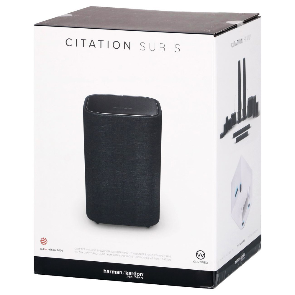 Harman/Kardon Citation Sub S Black (HKCITASUBSBLK), Активная купить по  низким ценам в интернет-магазине OZON (1549824066)