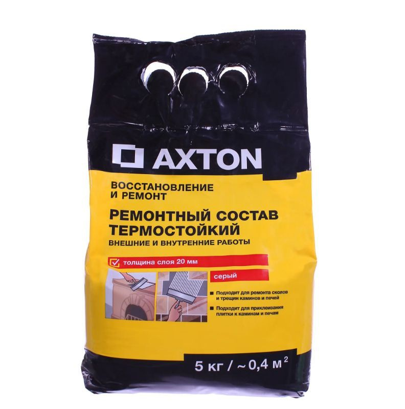 Ремонтный состав термостойкий Axton 5 кг #1