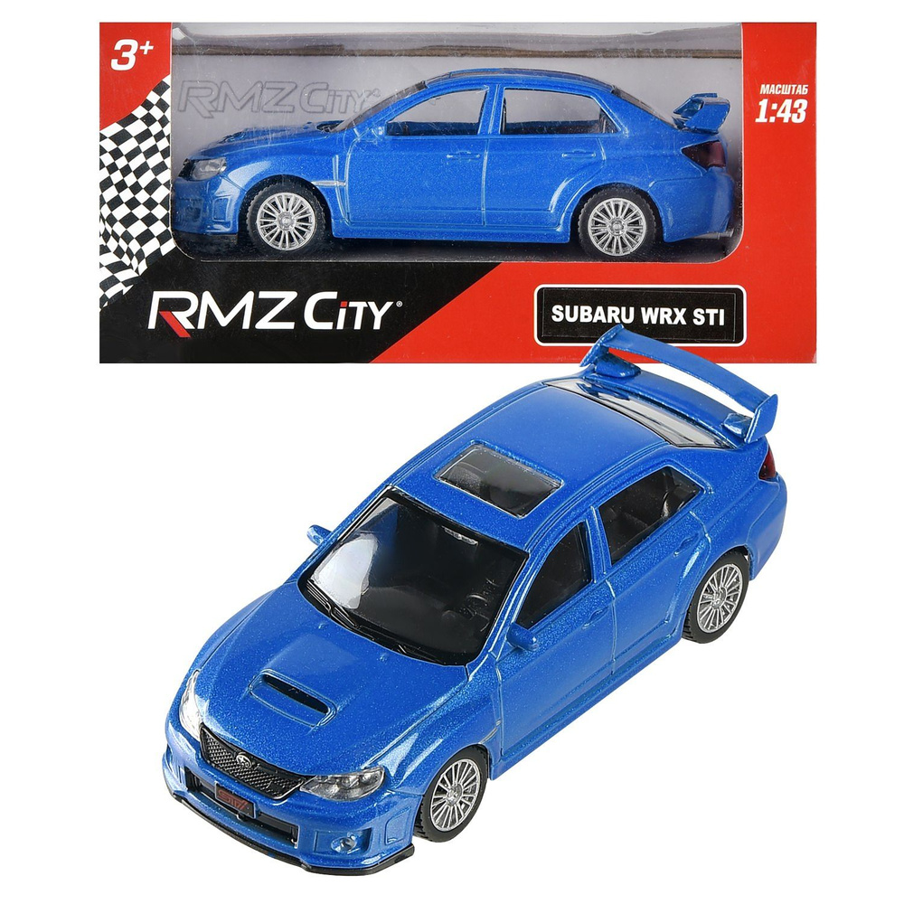 Машина металлическая RMZ City 1:43 Subaru WRX STI без механизмов, цвет  синий, 10,10х4,06х3,34 см - купить с доставкой по выгодным ценам в  интернет-магазине OZON (1261158480)