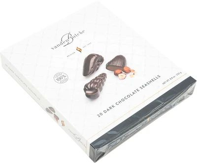 Конфеты Vandenbulcke Dark Chocolate seashells шоколадные с начинкой ...