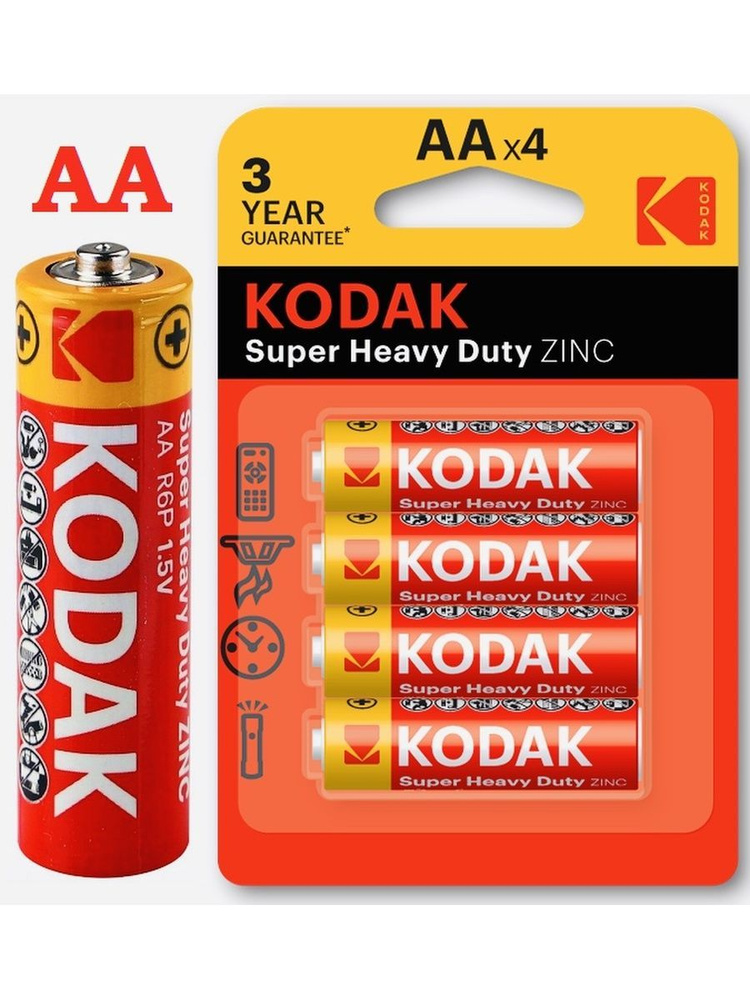 Батарейка, 4 шт купить на OZON по низкой цене (1261709121)