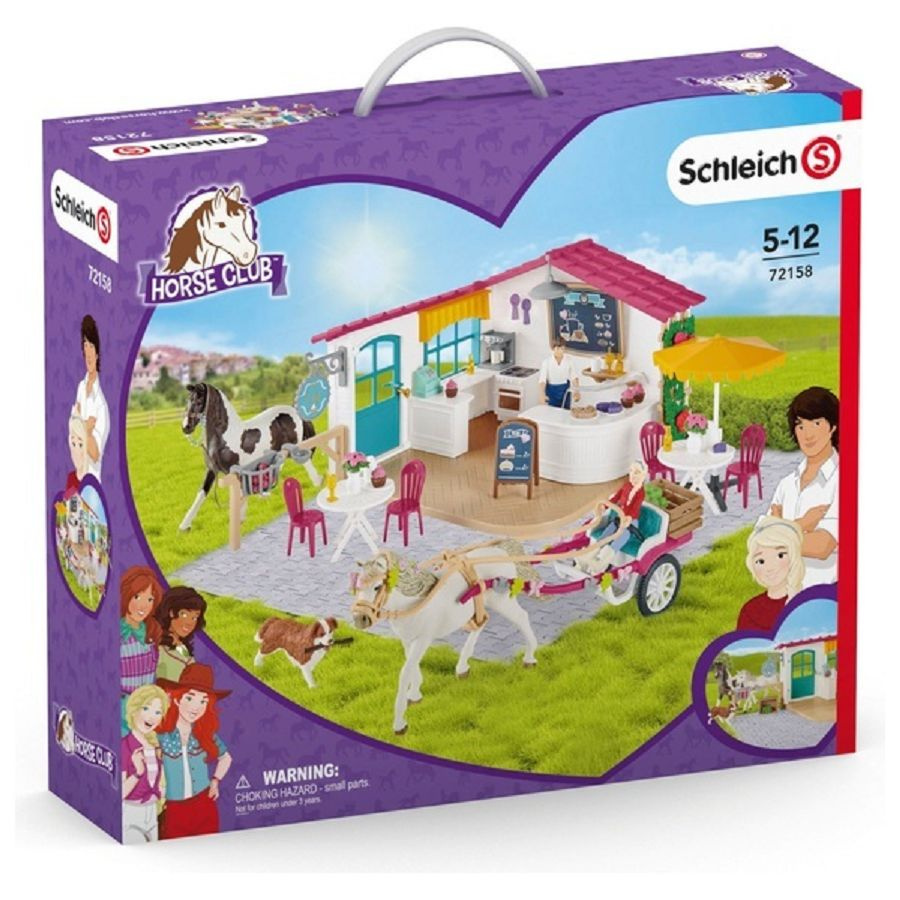 Набор игровой Schleich Horse Club Поездка в карете в кафе 72158