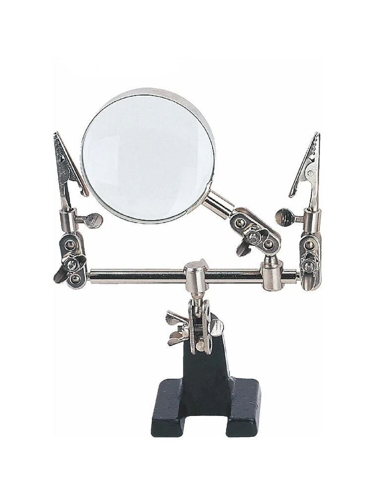 Держатель с лупой "Третья рука" FZ1062 - купить с доставкой по выгодным ...