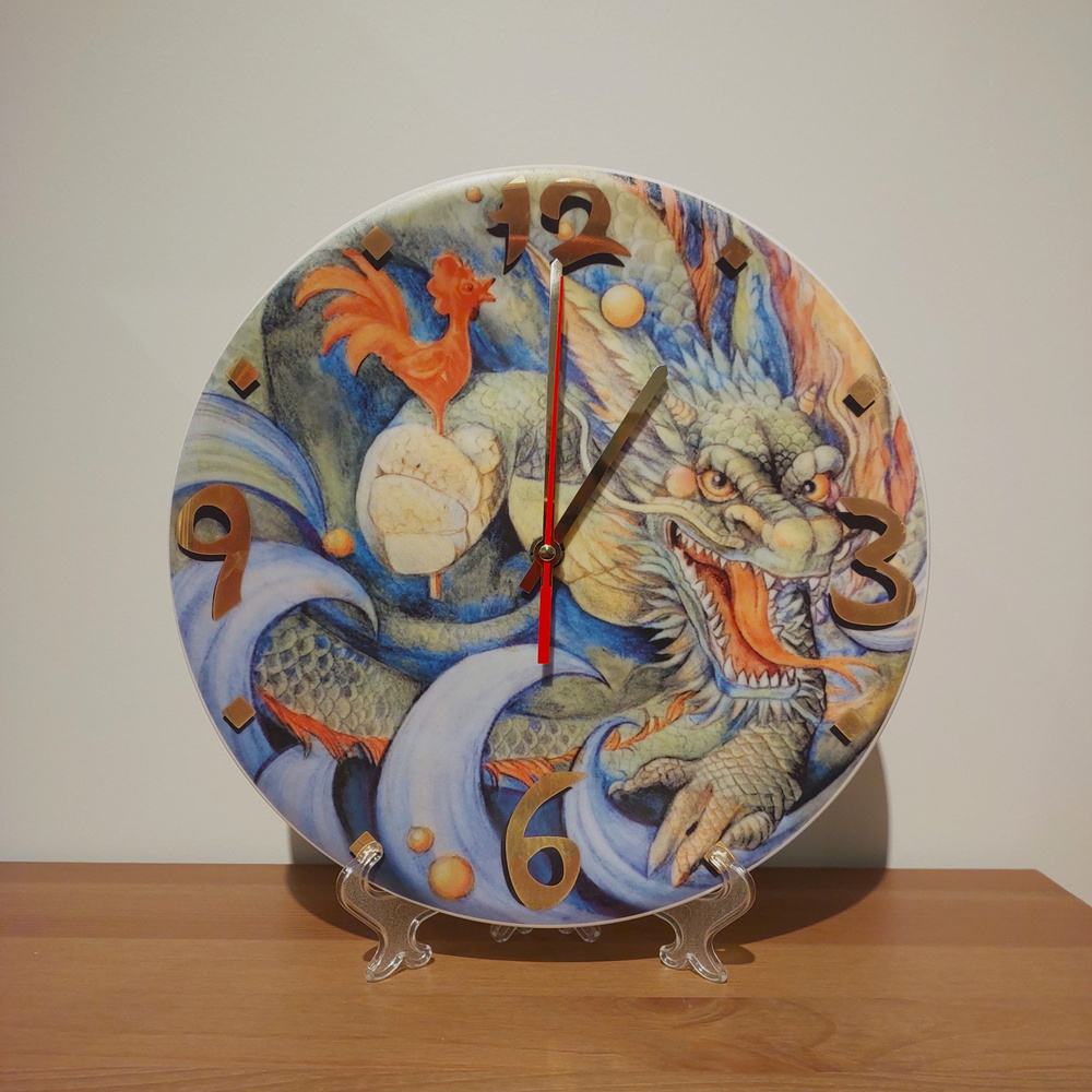 Настенные декоративные часы "Дракон" - купить по низкой цене в интернет ...