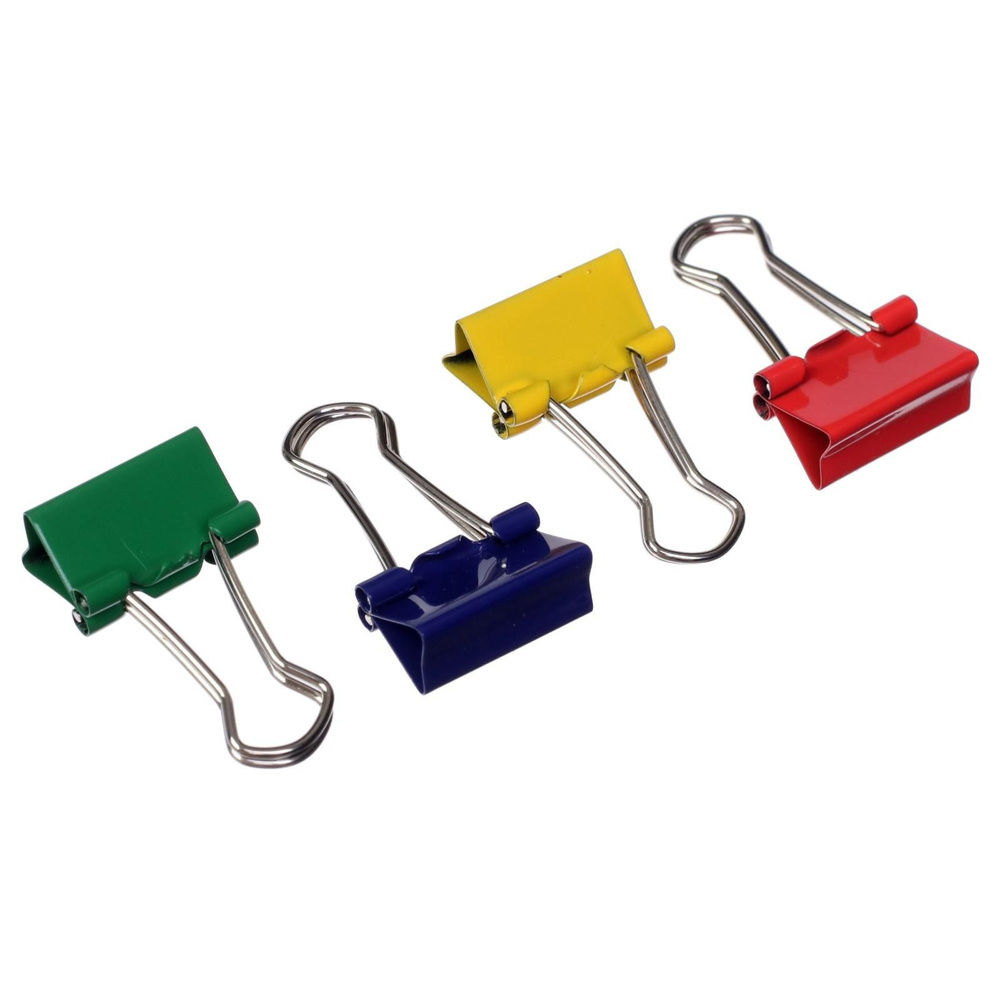 Зажим для бумаги 15 мм, 60 шт. - купить с доставкой по выгодным ценам в ...