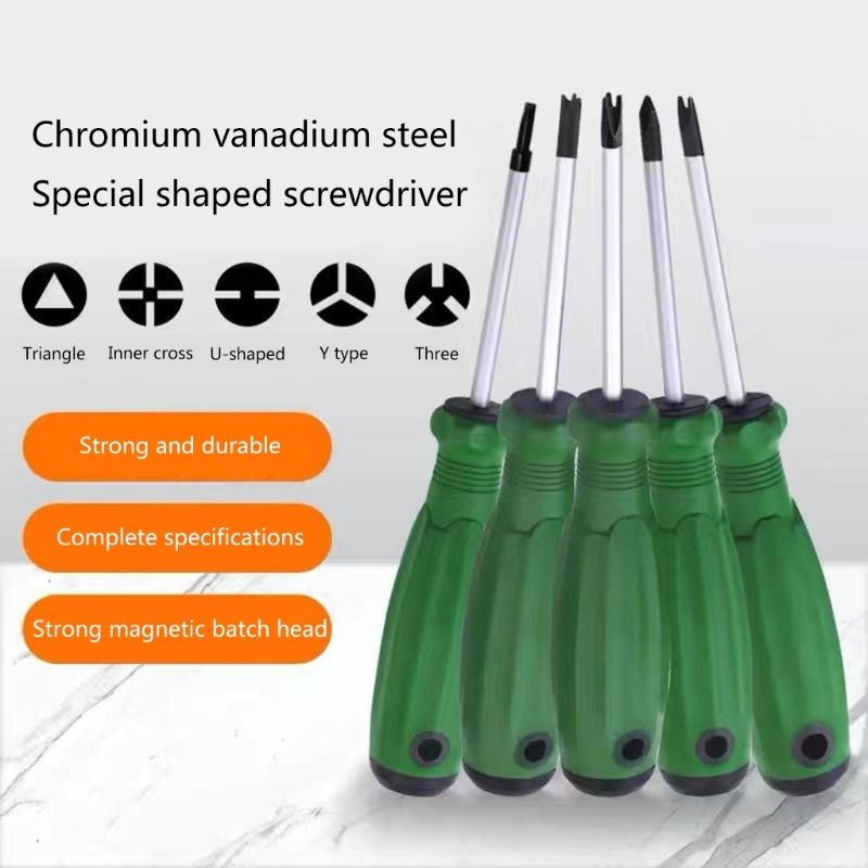 5 шт. прочные магнитные отвертки U/Y/внутренний крест/треугольник/3 ...