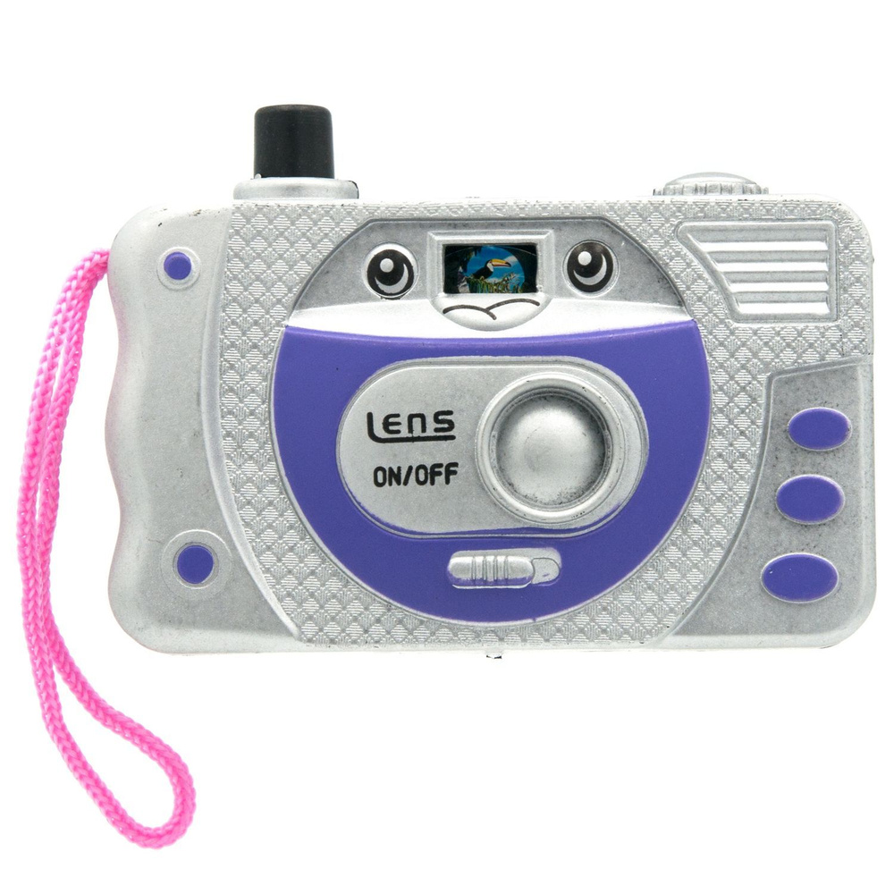 Детская игрушка Камера для мыльных пузырей голубая