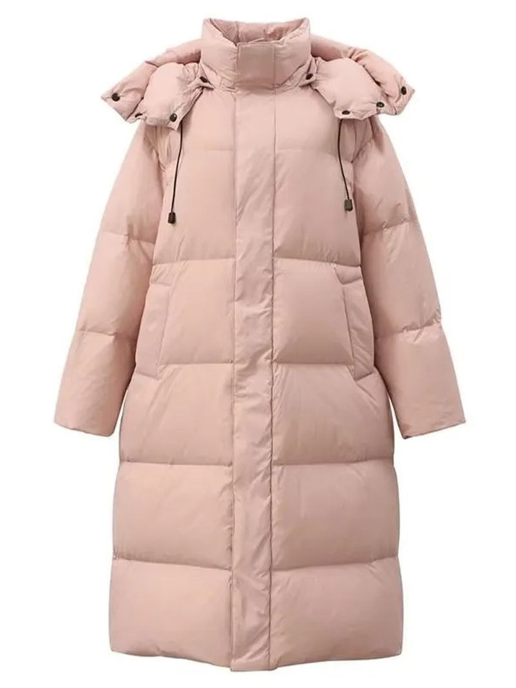 Пальто пуховое Women Hooded Down Jacket #1