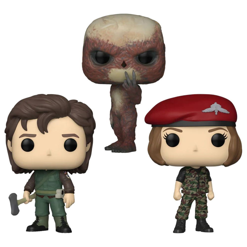 Фигурка Funko POP! TV Stranger Things S4 Hunter Robin Steve Vecna 3PK /  Фанко ПОП по мотивам сериала Очень Странные дела 3 шт. набор - купить с  доставкой по выгодным ценам в