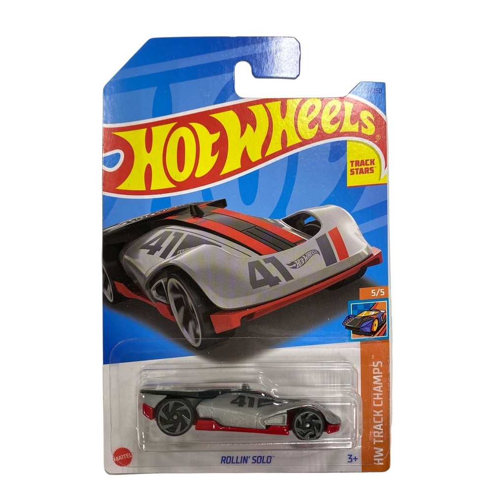 Hot Wheels металлическая машинка, коллекционная в масштабе 1:64 ROLLIN SOLO  (Серый) - купить с доставкой по выгодным ценам в интернет-магазине OZON  (1281330630)