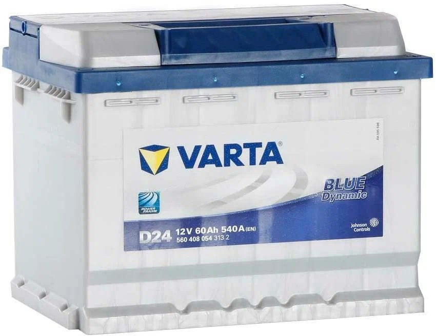 Аккумулятор автомобильный Varta Blue Dynamic D24 (560 408 054) 60 А.ч  Обратная полярность купить по выгодной цене в интернет-магазине OZON  (374592025)