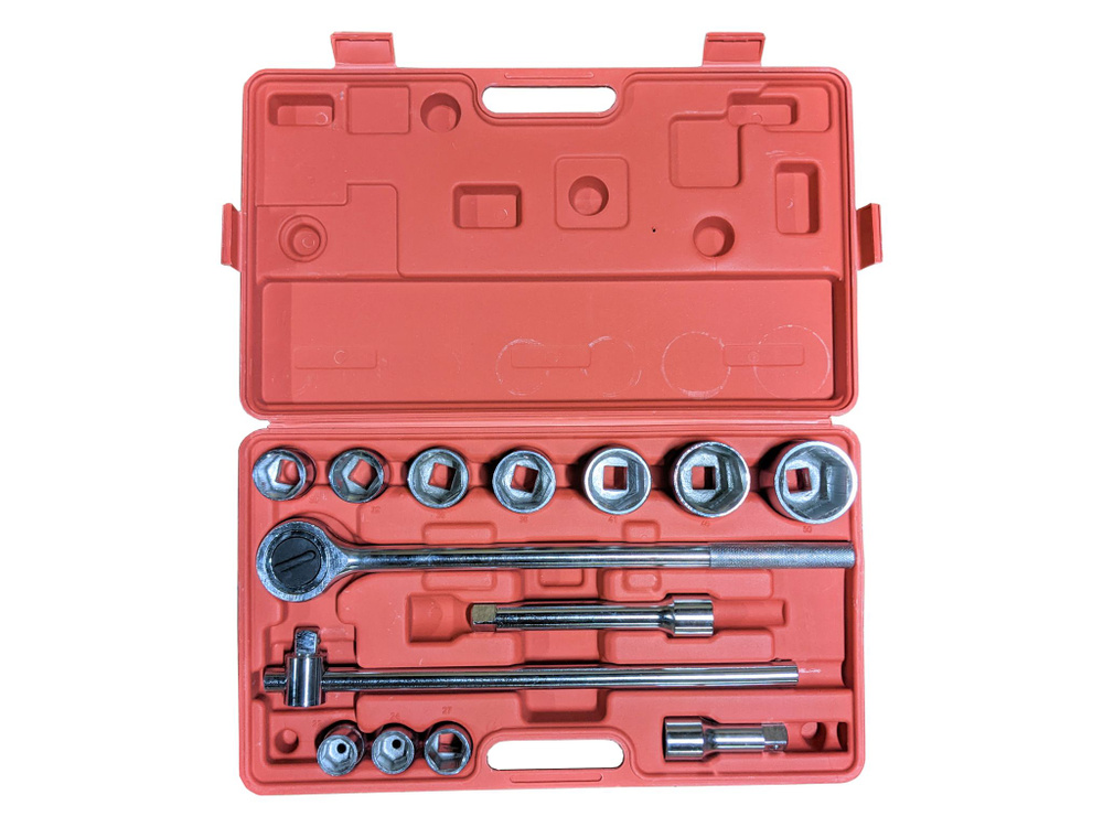 Набор торцевых головок 15 пр. 22-50 мм 3/4" SKRAB 44314 #1