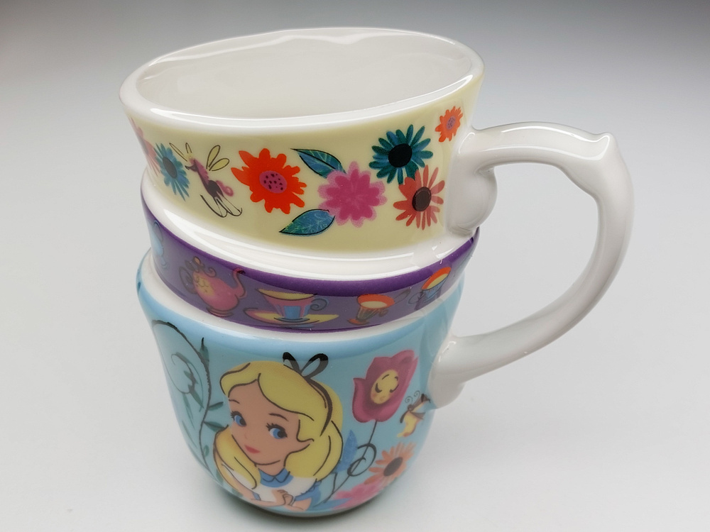 Кружка керамическая Алиса белая из мультика Алиса в стране Чудес Alice in Wonderland Mug  #1