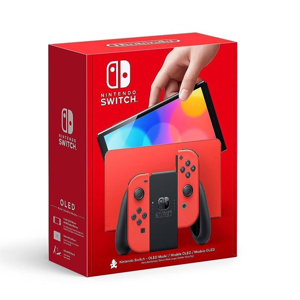 Игровая приставка Nintendo Switch OLED-модель (Mario Red Edition) #1