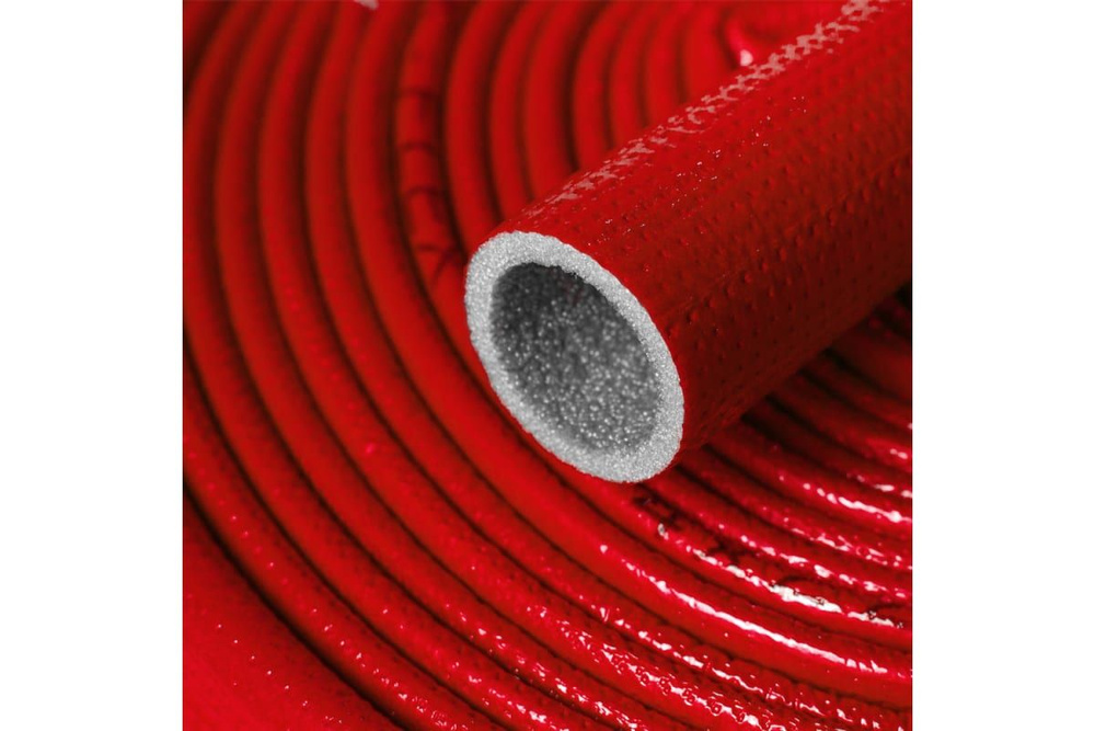 Теплоизоляция для труб диаметром 32 мм K-FLEX PE COMPACT в красной оболочке 35/4 бухта 10м  #1