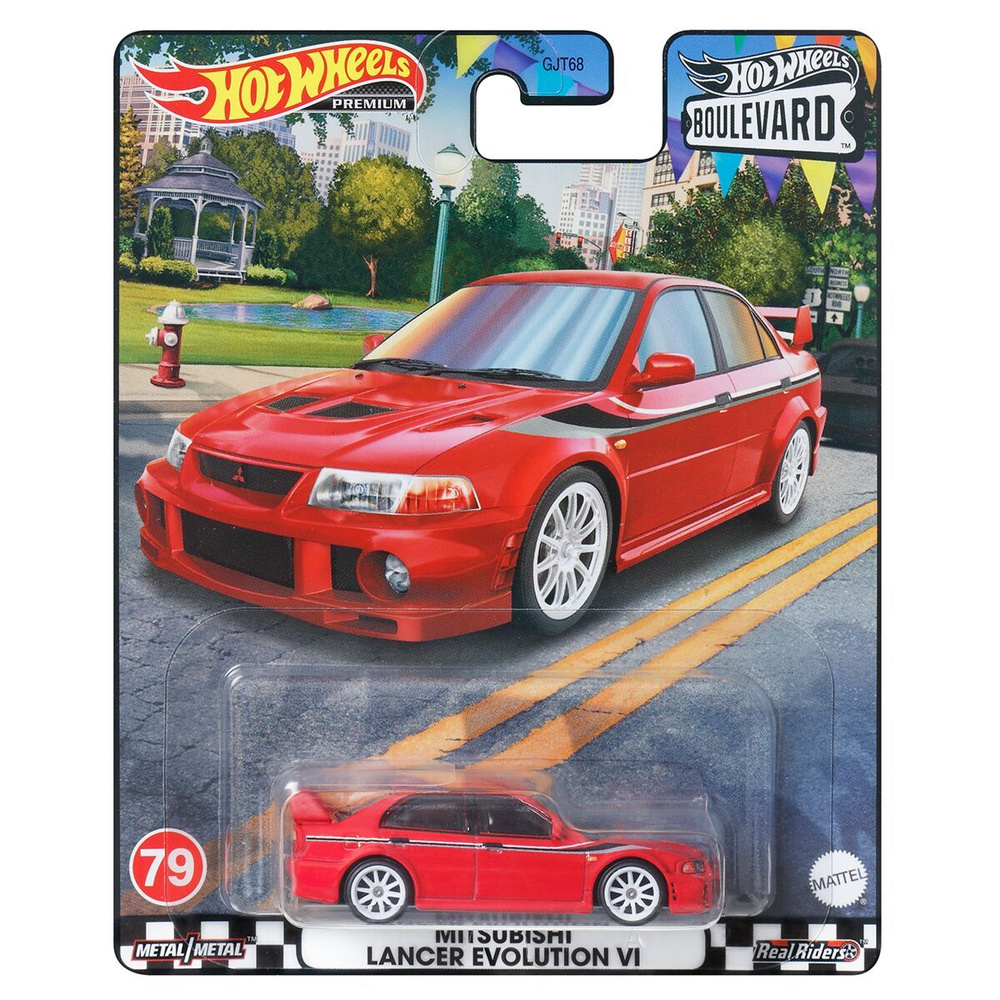 Машинка коллекционная Hot Wheels Premium Boulevard Mitsubishi Lancer  Evolition VI GJT68/HKF26 - купить с доставкой по выгодным ценам в  интернет-магазине OZON (1310585896)