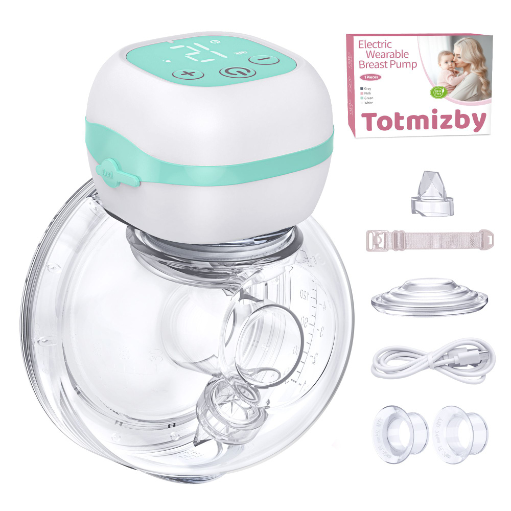 Электрический безболезненный молокоотсос с аккумулятором 1200 мАч ...