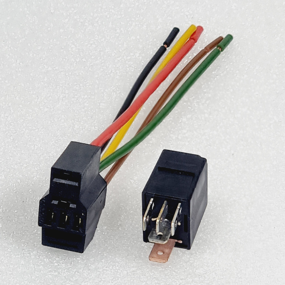 Реле замыкающее 5-ти контакт. мини 20/10А + разъём 3кт - Тольятти арт ...