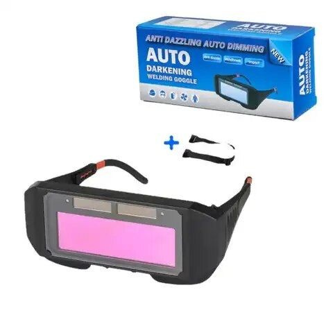 Защитные сварочные очки хамелеон с автоматическим светофильтром/затемнением, для сварщика  #1