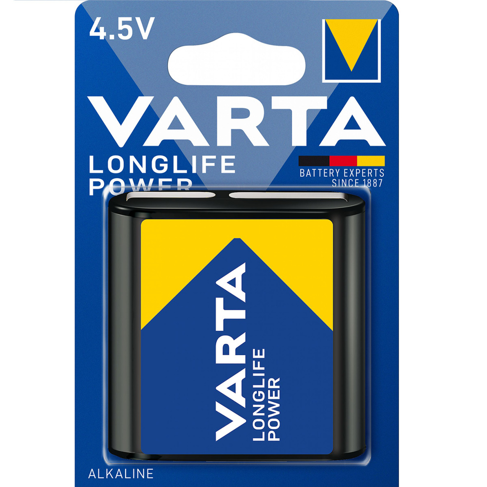 Батарейка Varta LONGLIFE POWER (HIGH ENERGY) 3LR12 BL1 Alkaline 4.5V (4912) #1