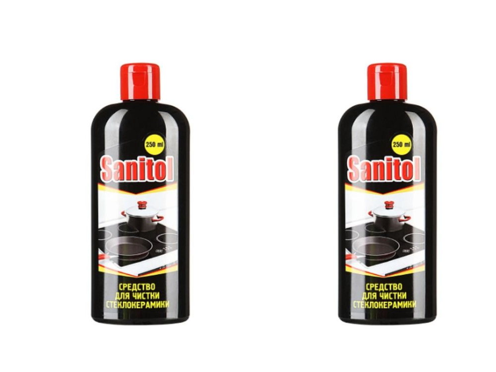 Sanitol Чистящее средство для чистки плит и изделий из стеклокерамики ...