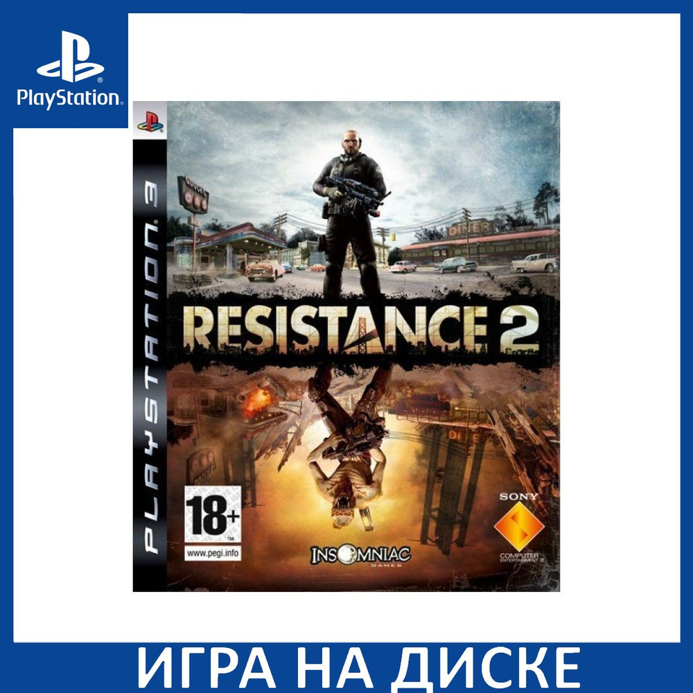 Игра Resistance 2 Platinum (Essentials) (PS3) Диск PlayStation 3