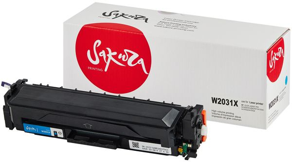 Картридж SAKURA W2031X (415X) голубой для HP LaserJet M454 / MFP M479/ M480/ M455 (6000 страниц)  #1