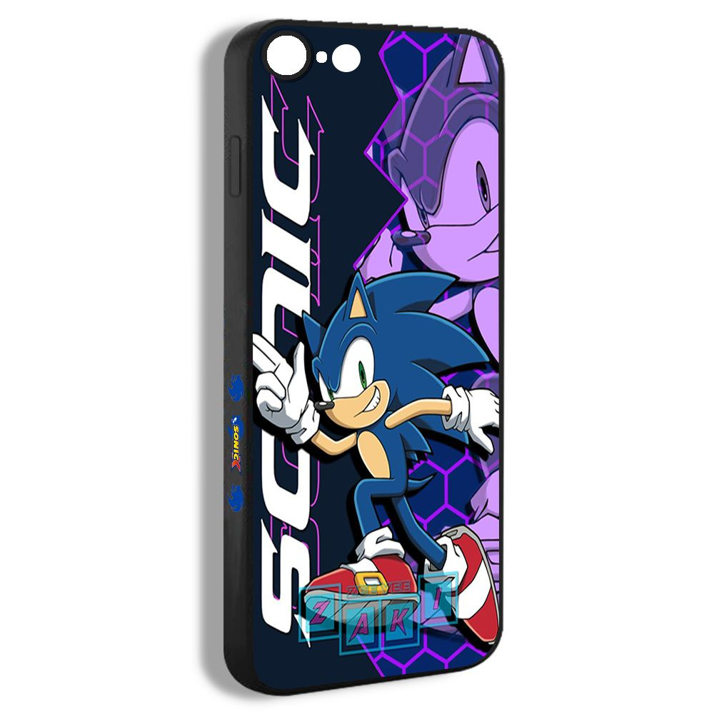 чехол на айфон iPhone Ёж Соник Ежик Кино рисунок Sonic the