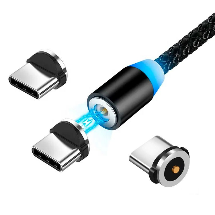 Магнитный коннектор Type-C на магнитный кабель для зарядки телефона ...