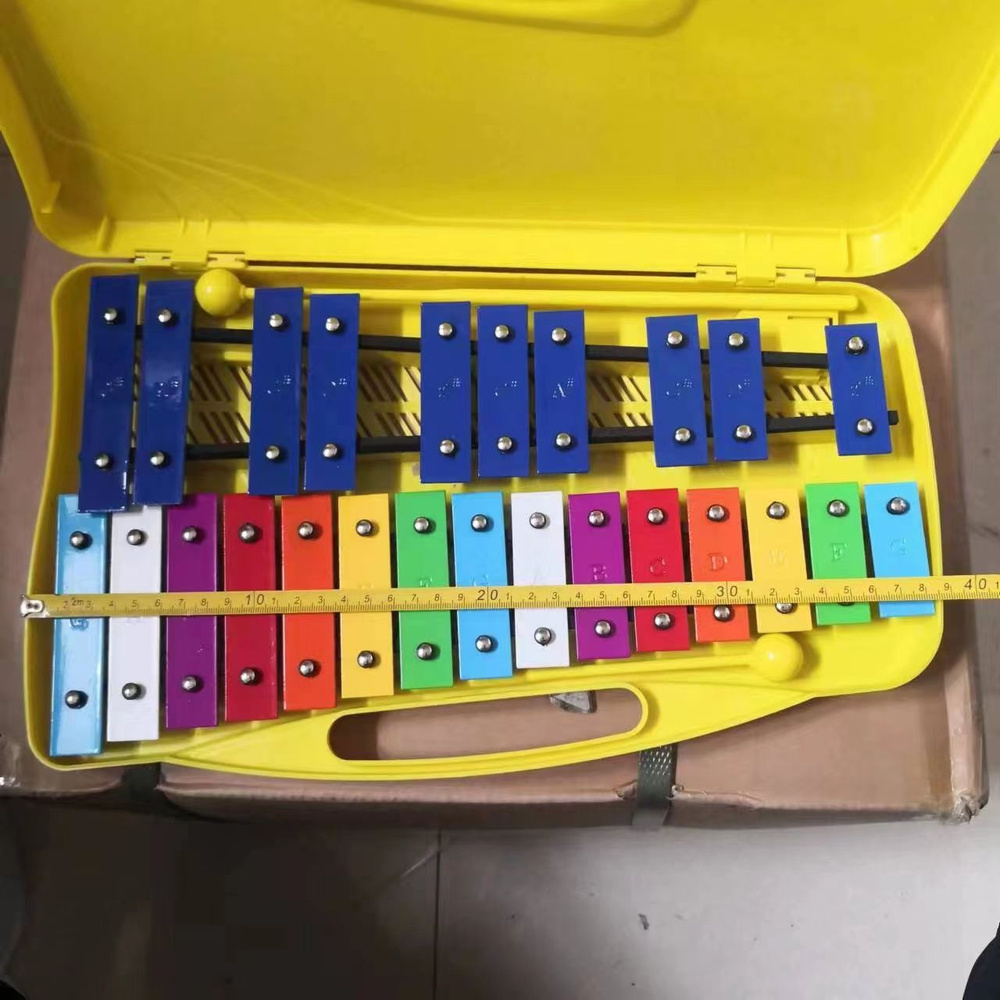 Глокеншпиль, 25 брусков, желтый футляр, Angel AG-25N3 купить на OZON по ...