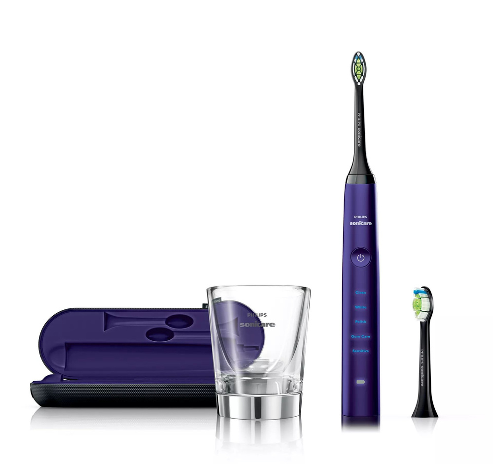 Philips Sonicare Электрическая зубная щетка Philips Sonicare DiamondClean HX9372/04, фиолетовый  #1