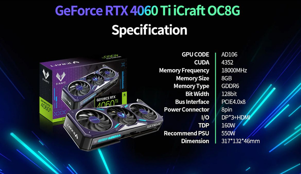 Maxsun geforce rtx 4060 icraft. ICRAFT RTX 4060 ti.