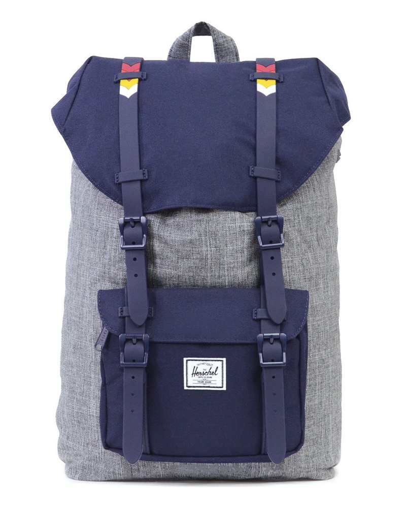 Рюкзак Herschel Little America Mid 10020 (RAVEN/CHEV 17 L) #1