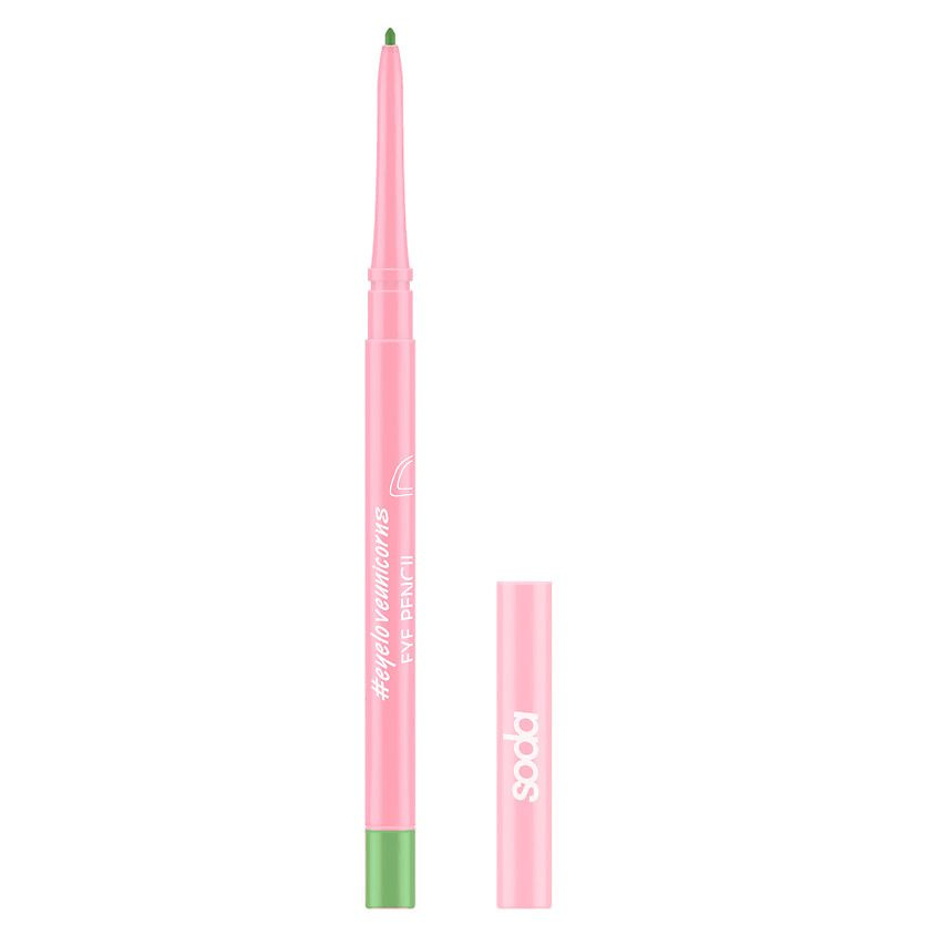 SODA EYE PENCIL #eyeloveunicorns КАРАНДАШ ДЛЯ ГЛАЗ 007 FOREST QUEEN #1